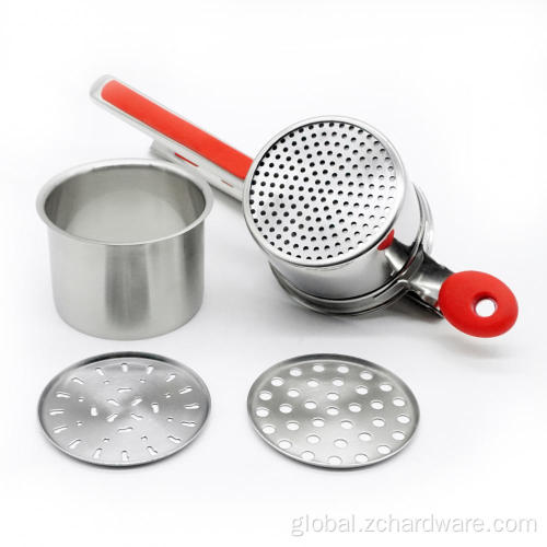 Potato Ricer With Silicone Grip Handles Large Capacity Potato Ricer With Silicone Grip Handles Factory